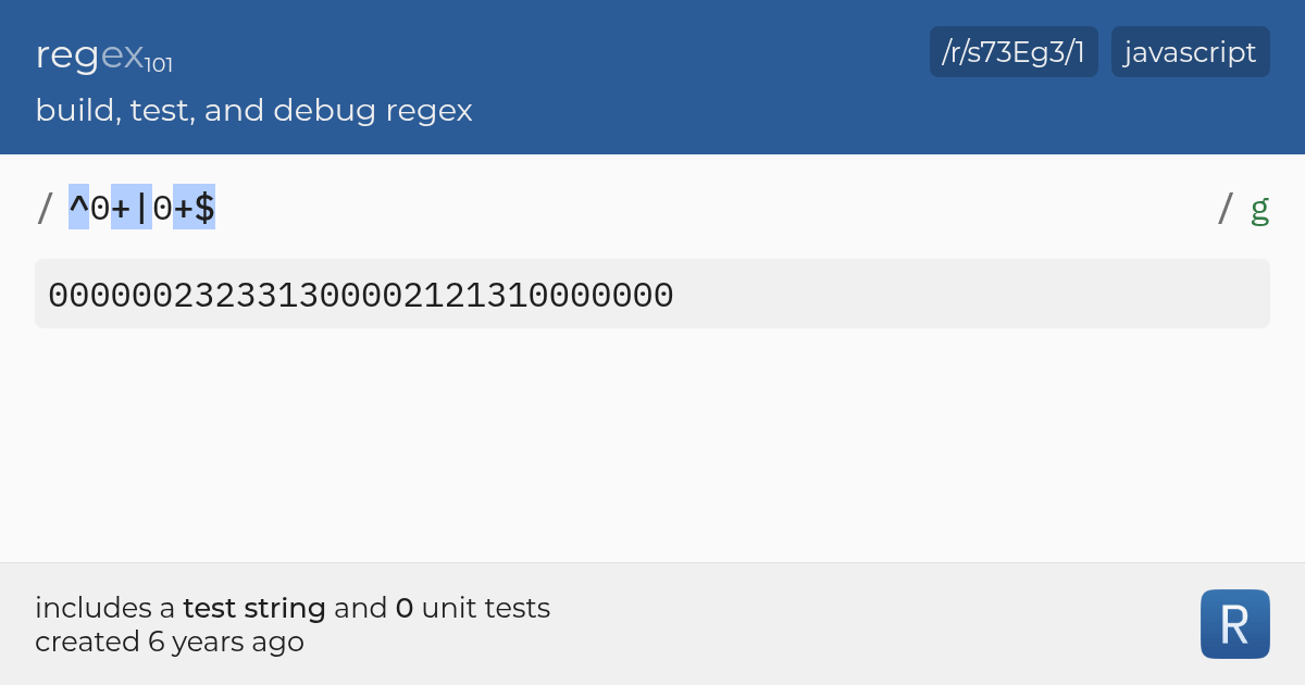 regex101.com